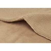 Paturica Jollein Basic Knit Biscuit/Fleece, 100x150 cm foto