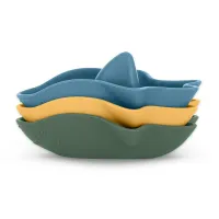 Jucarie pentru baie din silicon Petite&Mars Sharks (6+ luni) foto