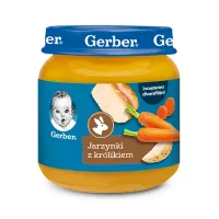 gerber Овощное пюре с кроликом (5 м+) 125 гр.