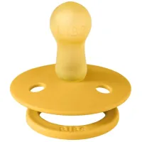 Пустышка круглая латексная BIBS Honey Bee (6-18 мес.) foto