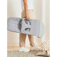 Balansoar BabyBjorn Bliss Light Grey, Bumbac foto