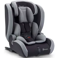 Scaun auto i-Size BabyGo FreeFix Grey, 76-150 cm foto