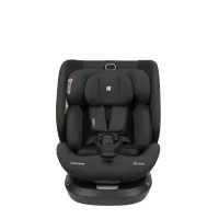Scaun auto rotativ cu isofix KikkaBoo i-Hike Black, 40-150 cm foto