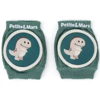 Эластичные наколенники для ползания Petite&Mars Follow Misty Green foto