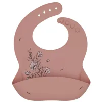 Силиконовый нагрудник KikkaBoo Platinum Flora Blush foto