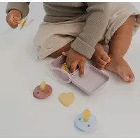 Cutie multifunctionala BIBS Ivory pentru depozitare suzete foto
