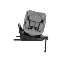 Вращающееся автокресло с изофиксом KikkaBoo i-Twist Light Grey, 40-150 см foto