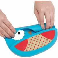 Bavetica de silicon Fold & Go Skip Hop Zoo Bufnita foto