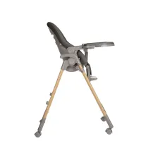 Scaun de masa KikkaBoo Olive Dark Grey foto