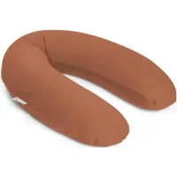 Большая подушка для беременных 3 в 1 Doomoo Buddy Tetra Jersey Terracotta, органический хлопок foto