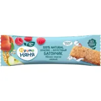 ФрутоНяня baton cereale-fructe măr-piersici-zmeură (12 luni+) 25 gr.
