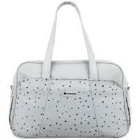 Geanta pentru mame KikkaBoo Chelsea Dots Grey foto