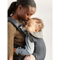 Marsupiu anatomic BabyBjorn Harmony Anthracite, 3D Mesh foto