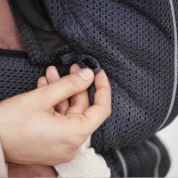 Анатомический мультифункциональный рюкзак-кенгуру BabyBjorn Mini Anthracite, 3D Mesh foto