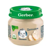 gerber Сarne de găină 80 gr. (6 luni+)