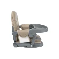 Scaun de masa tip booster KikkaBoo Pappo Beige foto