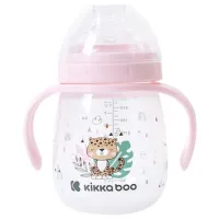 Canuta cu nasuc moale si manere KikkaBoo Savanna Pink (6+ luni), 240 ml foto