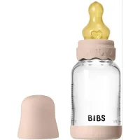Biberon din sticla anticolici BIBS Boheme Blush cu tetina din latex 0+ luni, 120 ml foto