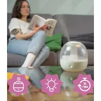 Umidificator si lampa de veghe Badabulle Bubble foto