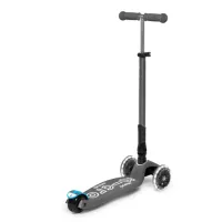Складной самокат Micro Maxi Deluxe Foldable LED Volcano Grey foto