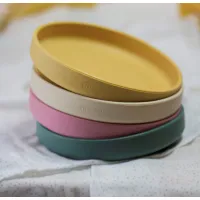 Farfurie din silicon cu ventuza Petite&Mars Take&Match Intense Ochre foto