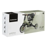 Tricicleta 5 in 1 KikkaBoo Flip Army Green foto