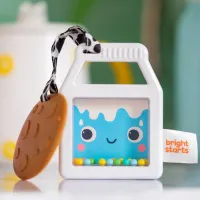 Jucarie de dentitie 2 in 1 cu zornaitoare Bright Starts Cookies & Teethe foto
