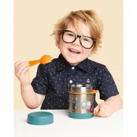 Термос со столовым прибором Skip Hop Spark Робот foto