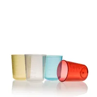 Set 4 pahare BabyJem My First Cup Rainbow foto