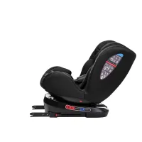 Вращающееся автокресло с изофиксом KikkaBoo i-Trip Black, 40-150 см foto