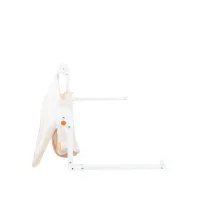 Protectie laterala pentru patut KikkaBoo I Am Safe Beige, 150 cm foto
