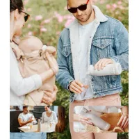 Портативный перезаряжаемый подогреватель для бутылочек Babymoov Moov & Feed Mineral Beige foto