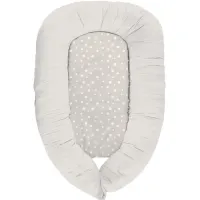 Бебинест 3 в 1 KikkaBoo Memory Dots Beige foto