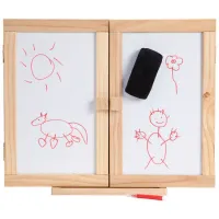 Tabla magnetica extensibila Premaman Alb si Negru foto