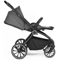 Коляска 3 в 1 BabyGo Harmony Gray, рама Black foto