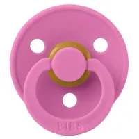 Set 2 suzete rotunde din latex BIBS Colour Bubblegum/Peri (0-6 luni) foto