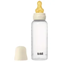 Biberon din plastic anticolici BIBS Ivory cu tetina din latex 3+ luni, 270 ml foto