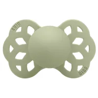 Симметричная силиконовая пустышка BIBS Infinity Sage (6-18 мес.) foto