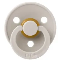Пустышка круглая латексная BIBS Mushroom (6-18 мес.) foto