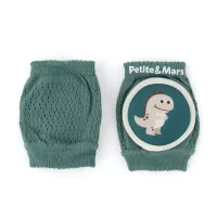 Эластичные наколенники для ползания Petite&Mars Follow Misty Green foto