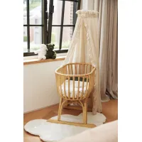 Винтажный балдахин Jollein Ruffle Nougat, 155 см foto