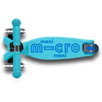 Складной самокат Micro Maxi Deluxe Foldable LED Bright Blue foto