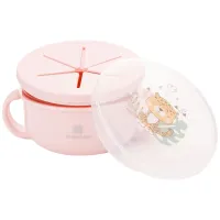 Чашка для закусок 2 в 1 KikkaBoo Savanna Pink foto