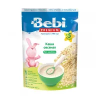 bebi premium terci de ovăz fără lapte (5 m+) 200 gr.
