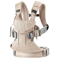 Marsupiu anatomic BabyBjorn One Air Pearly Pink, 3D Mesh foto