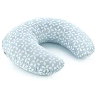 Perna pentru alaptat 2 in 1 BabyJem Nursing Pillow Albastra foto