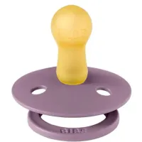 Пустышка круглая латексная BIBS Mauve (0-6 мес.) foto