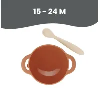 Set de hranire Babymoov Taste' ISY din silicon Vulpita foto