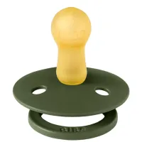 Suzeta rotunda din latex BIBS Hunter Green (6-18 luni) foto