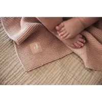Paturica Jollein Basic Knit Wild Rose, 75x100 cm foto